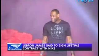 Lebron James said to sign lifetime contract with Nike