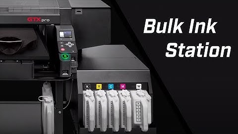Brother GTXpro B Direct to Garment DTG Printer - bulk ink station overview