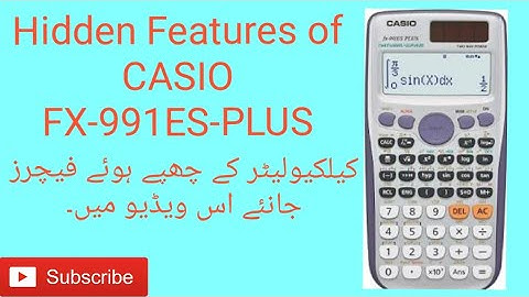 Uses of Scientific Calculator Part#2