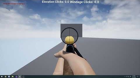 UE4 Marketplace Optic and Projectile Simulation plugin showcase