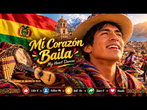 🇧🇴 Mi Corazón Baila | My Heart Dances — Joyful Bolivian folk love song with charango, zampoña, bombo