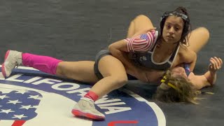 2023 CAUSA Girls Folkstyle State Championships: Hannah Ramirez - Sunnyvale Wrestling Club screenshot 2