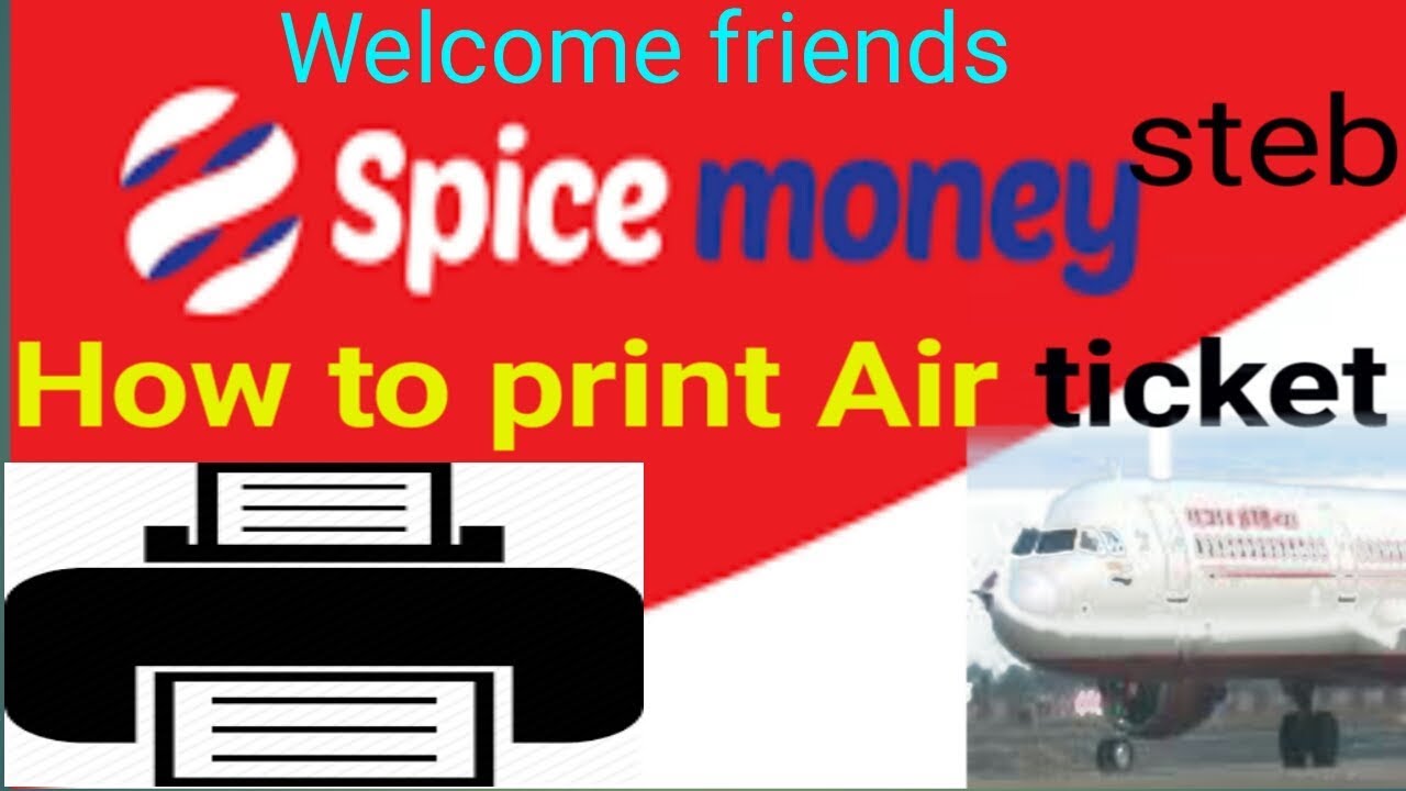 how-to-print-air-ticket-from-spicy-money-portal-youtube