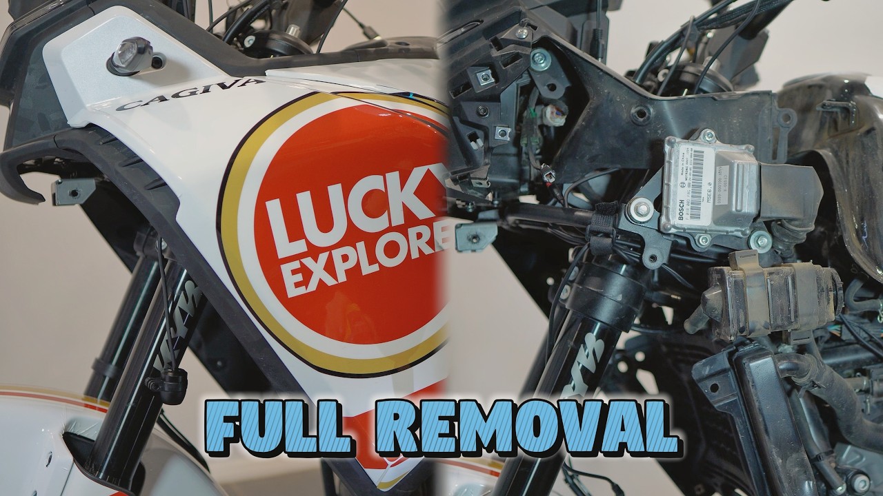 CFMOTO 450MT — Fairing removal and ECU access