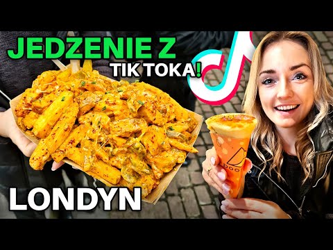 Londyn: ULICZNE JEDZENIE! Sprawdzamy jedzenie z TIKTOKa! Street food w Londynie! | Check In