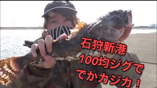 石狩方面！！ヒラメ狙いのはずが、カジカが釣れた！！2020年北海道　釣りガール！