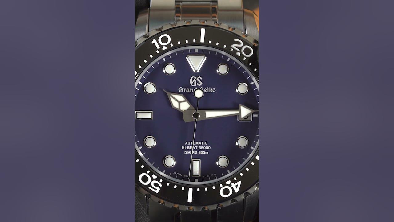 Bezel Click Test! Grand Seiko SBGH289 Hi-Beat Diver! - YouTube