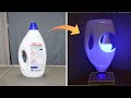 Idea Genial con un bote de detergente / lampara Casera