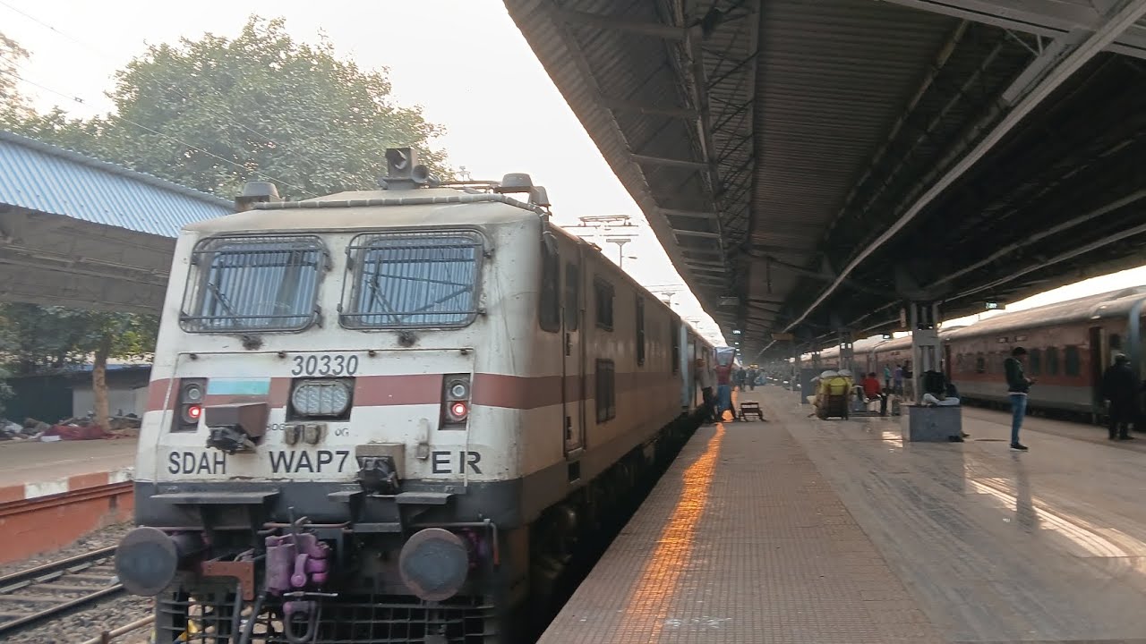 🚂🚃 ডাউন শিয়ালদাহ বিকানির দূরত্ব এক্সপ্রেস ট্রেন 🚂🚃 