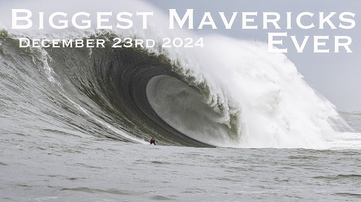 Biggest day in Mavericks history? December 23rd 2024 - Historic XXL swell