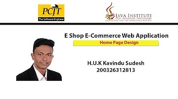 Web Project Task 06 | 1st Year | Semester 01 | Java Institute