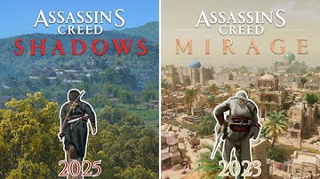 AC Shadows vs AC Mirage | Graphics, Physics and Details Comparison