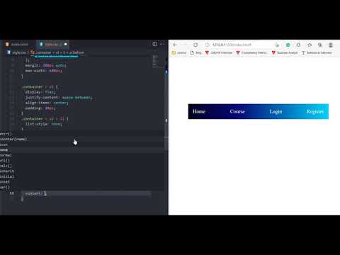 CSS NAV underline animation on hover