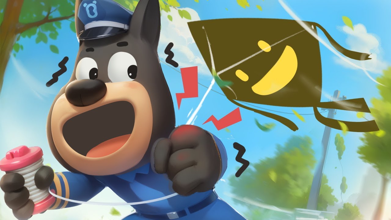 Be Careful of Kite Strings | Detective Cartoon | Kids Cartoon | Sheriff Labrador | BabyBus