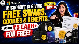Microsoft Is Giving FREE Swags, Goodies &amp; Benefits Worth ₹5 Lakh+  FOR FREE Limited time