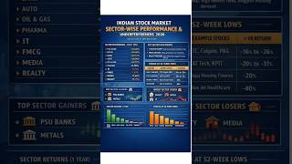PSU Banks vs IT vs Realty – Who’s Winning in 2026? 🤔📈#IndianStockMarket#StockMarketIndia