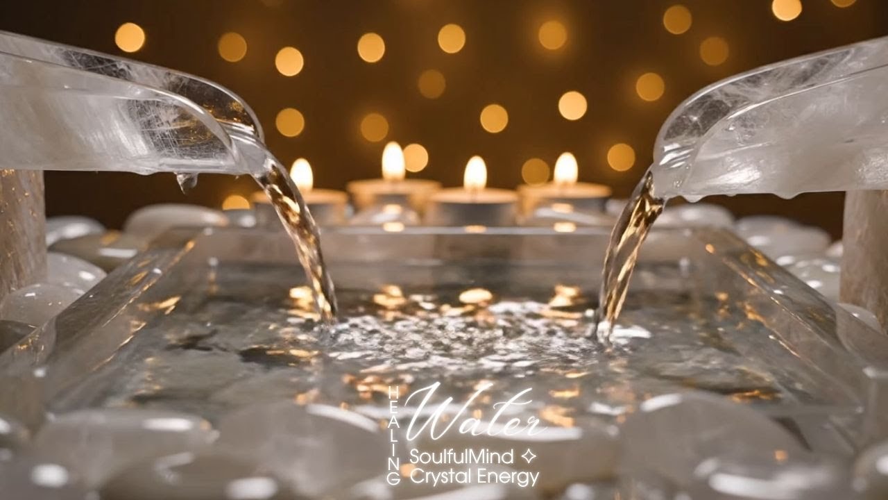 Healing Water 💧& Crystal Energy 💎| Deep Sleep & Calm Mind