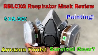 Review of $18.99 Amazon RBLCXG Respirator Mask #amazonfinds #gasmask #bugoutgear #painting #mask screenshot 5