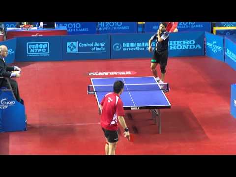 CWG 2010- Soumyadeep Roy vs Gao Ning