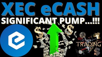 XEC ECASH SIGNIFICANT PUMP PRICE PREDICTION TECHNICAL ANALYSIS #XEC #ECASH #crypto