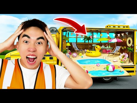 Biến Xe Tải Cũ Kỹ Thành Bãi Biển Di Động - NCT Vlogs