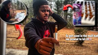 CART GOT SENT IN MAIL 📫📦🍃HAD ME SCARED TO HIT IT… gone wrong 😵‍💫 #hotboxin #jubliee