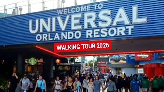 Orlando Florida - Universal CityWalk 2026  🇺🇸 REcorrido a Pie en 4K | Universal Orlando Resort