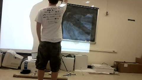 Kinect augmented shadow