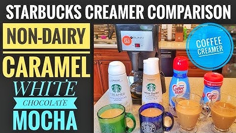 Starbucks oat milk and almond milk creamer