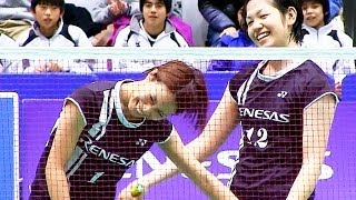 福島/廣田 × 渡邉/松尾 3rd バドミントン日本リーグ2013-1229