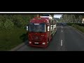 Mercedes New Actros Big Space - Russia Estonia- ETS - Steering Wheel Gameplay