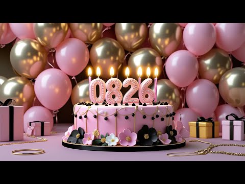 Happy Birthday To You Song for August 26 🎁 EDM Rapid Bounce