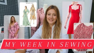 My week in sewing! Making the Vogue V1735/ V9253 pattern, new fabric and a sewalong..