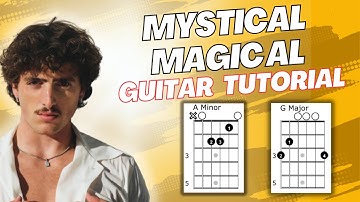 Thumbnail of Mystical Magical Benson Boone Guitar Tutorial Chords + Strumming