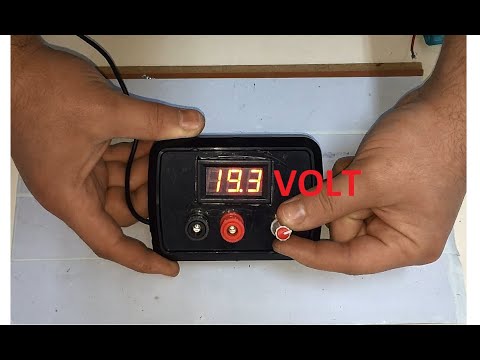 Ayarlı Güç Kaynağı Kutulama/(0-19VOLT)/(0-5AMPER)/(KENDİN YAP)