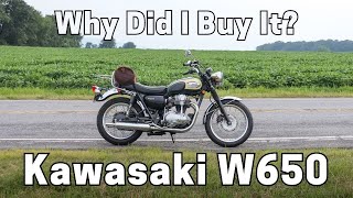 My New 2001 Kawasaki W650 Motorcycle