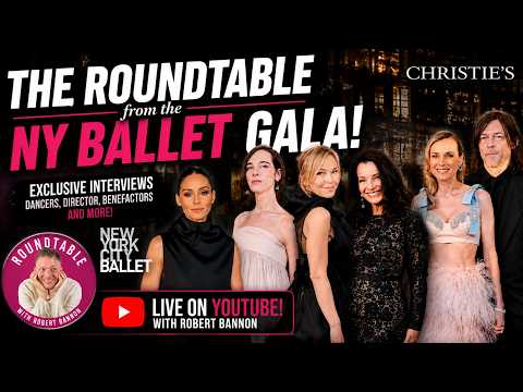 Video Inside The Glamour Of The New York City Ballet Gala With The Roundtable with Robert Bannon!