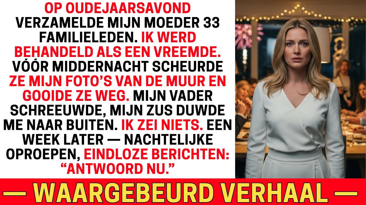 OP OUDEJAARSAVOND NODIGDE MIJN MOEDER 33 FAMILIELEDEN UIT — IK WERD ALS AFVAL BEHANDELD…
