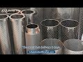 Filter melt strainer ss polymer pleated filter element for chemical plant filtration