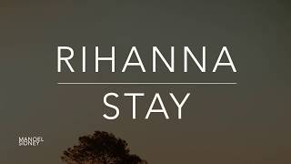 Video thumbnail of "Rihanna - Stay (Lyrics/Tradução/Legendado)(HQ)"