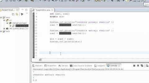 Java programavimo pamoka 4 - Veiksmai su kintamaisiais
