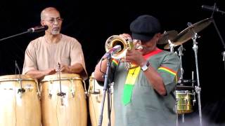 Hugh Masekela Performing Coal Train At Summerstage
