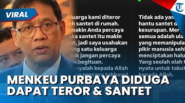 GEGER! MENKEU PURBAYA Dapat Teror & Santet di Rumahnya seusai 1 Bulan jadi Menteri, Anak Ungkap Ini
