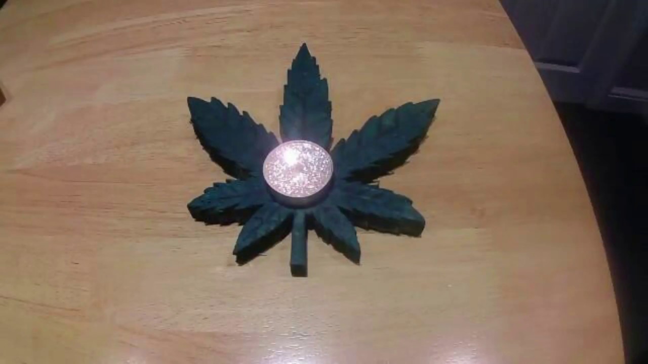 How to Make a Weed Marijuana Cannabis Tealight Candle holder YouTube
