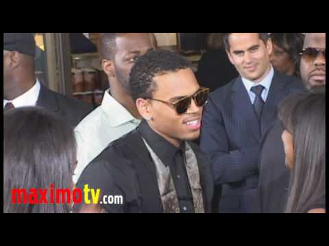 "Takers" Premiere Red Carpet Arrivals Chris Brown, TI, Hayden Christensen, August 4, 2010
