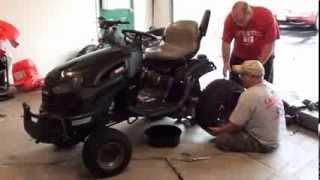 How To:(HydroGear G730 Oil) Craftsman GT5000 Tractor