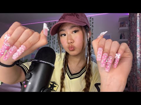 ASMR with Long Nails 💅 | Mic Scratching & Tapping Triggers