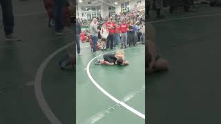 Bane hits the cradle for a quick pin! #youthsports #youthwrestling #sports #wrestling #win #ohio