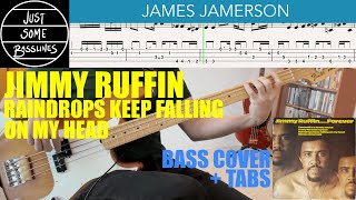 James Jamerson Jimmy Ruffin - Raindrops Keep Falling On My Head Bass Cover Tabs