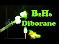 B2H6: Diborane. Synthesis and burning